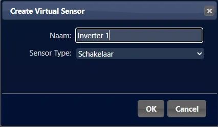 Virtuele sensor aanmaken voor APSystem omvormer