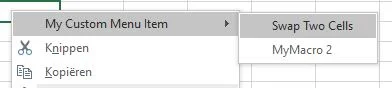 Macro toevoegen aan contextmenu