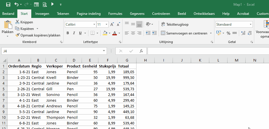 Excel-Funktion CELL()